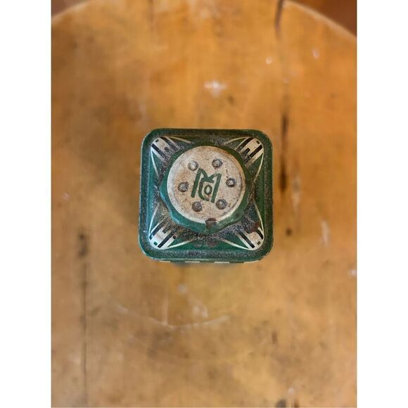 Antique Art Deco Mennen Talcum Powder After Bath Men￼Natural Advertising TIN (82 - Picture 5 of 6